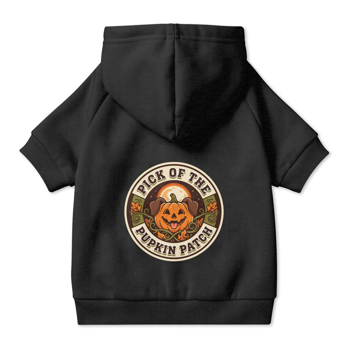Pick of the Pupkin Patch Dog Hoodie, Pumpkin Dog Halloween Costume, Cozy Fall Dog Sweater for Photos