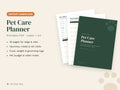 Pet Care Planner Printable: Health, Feeding & Vet Records