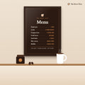 Coffee Bar Decor Gift, Home Café Menu Poster, Funny Coffee Menu Wall Art, Coffee Station Sign Print, Kitchen Wall Decor