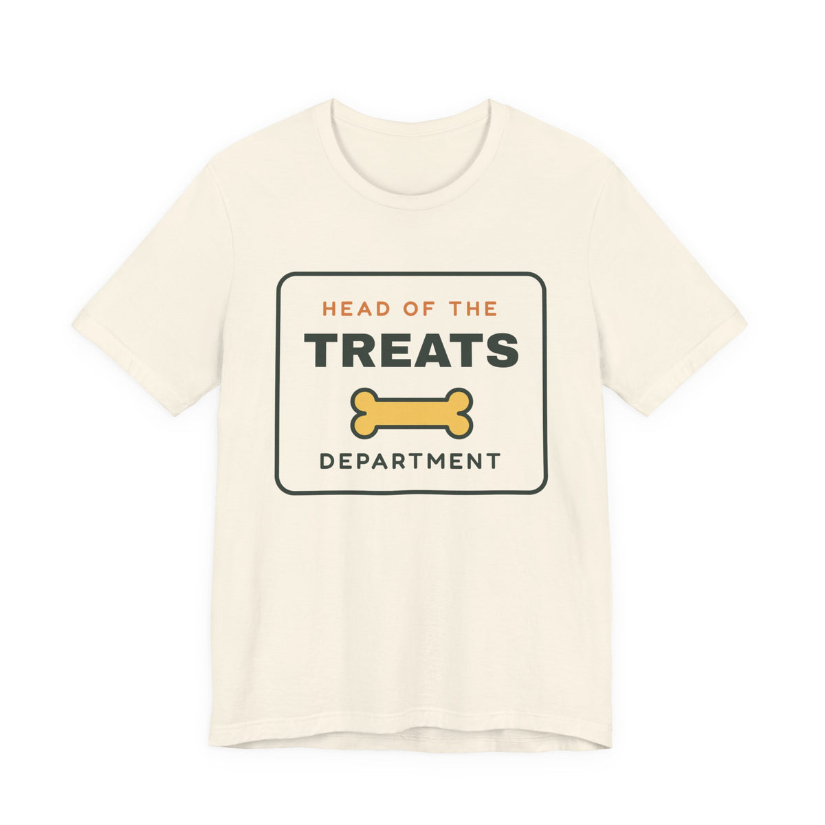 Head of the Treats Department Shirt, Funny Dog Owner Tee, Dog Treats T-Shirt, Gift for Dog Lover