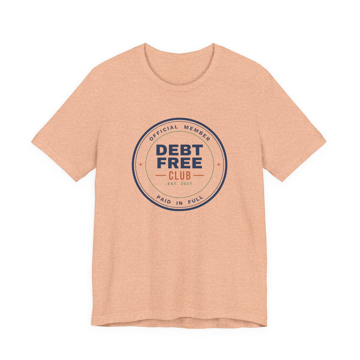 Debt Free Club Shirt, Funny Budget T-Shirt, Money Saving Gift, Personal Finance Tee, Unisex Comfort Cotton