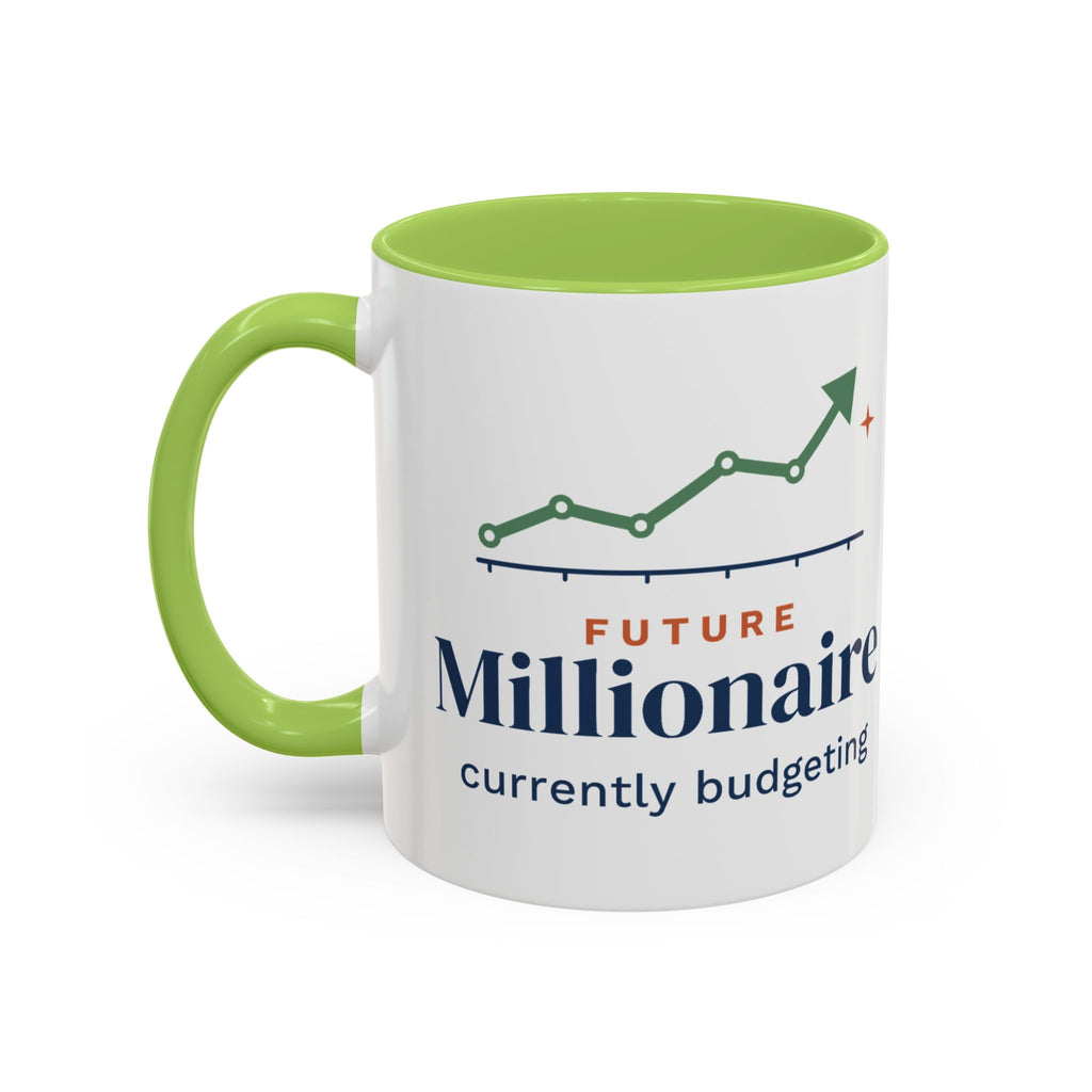 Future Millionaire Currently Budgeting Mug, Funny Budget Coffee Mug, Money Saving Gift, Personal Finance Gift, 11oz Ceramic Mug