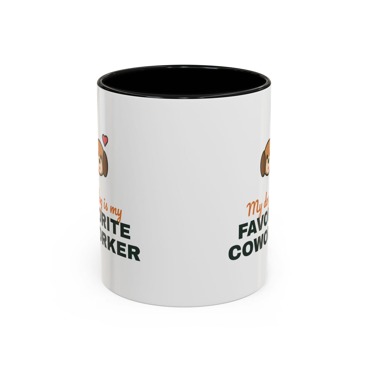 My Dog Is My Favorite Coworker Mug, Work From Home Coffee Mug, Funny Dog Lover Gift, WFH Dog Cup