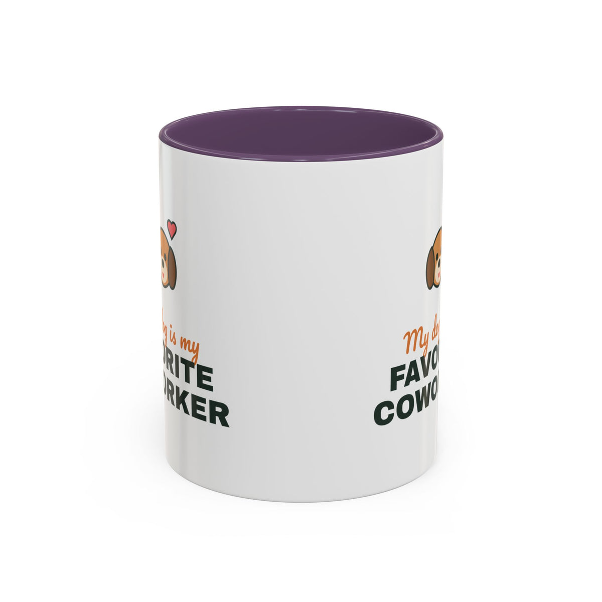 My Dog Is My Favorite Coworker Mug, Work From Home Coffee Mug, Funny Dog Lover Gift, WFH Dog Cup