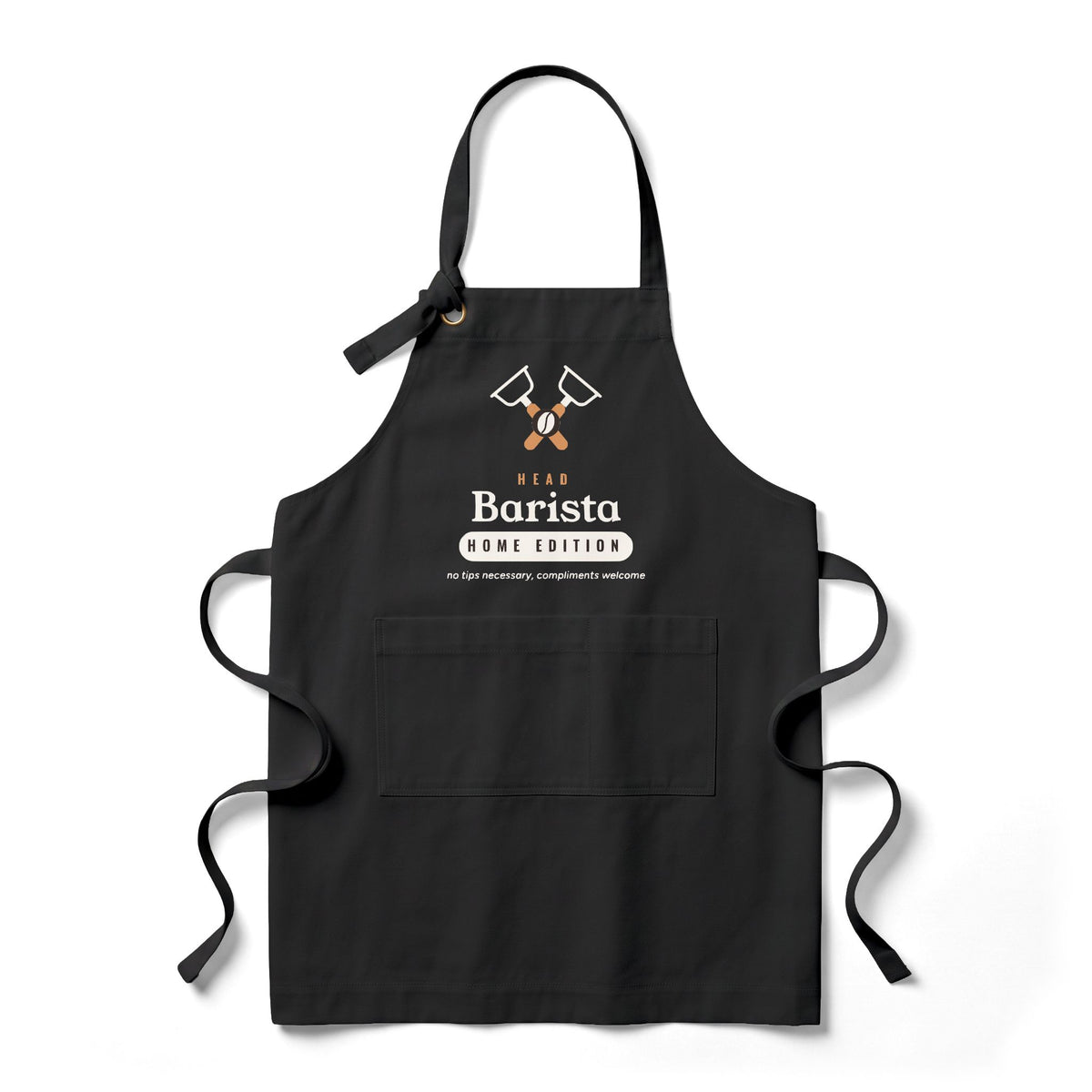 Home Barista Gift, Head Barista Home Edition Apron, Espresso Lover Kitchen Apron, Coffee Gift for Dad or Mom
