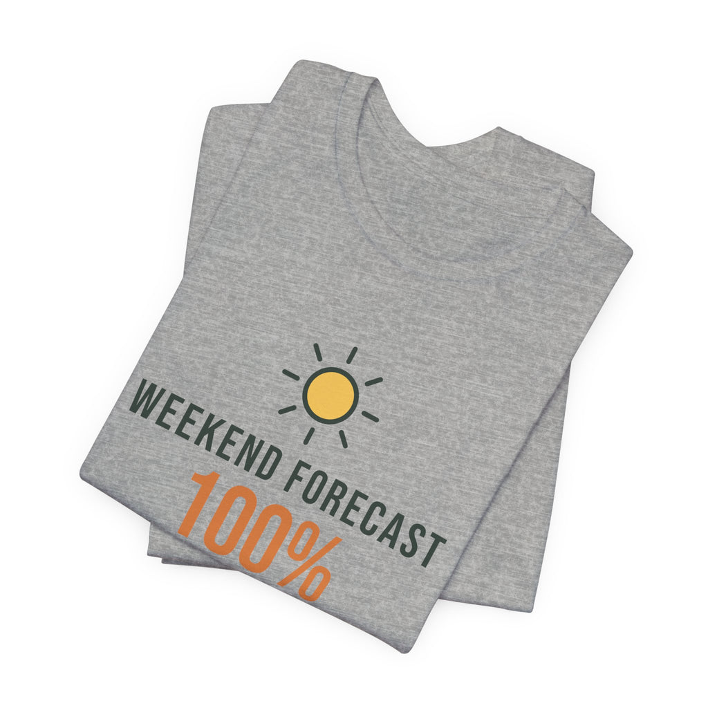 Weekend Forecast 100% Chance of Dog Walks Shirt, Funny Dog Owner Tee, Dog Walker T-Shirt, Dog Lover Gift