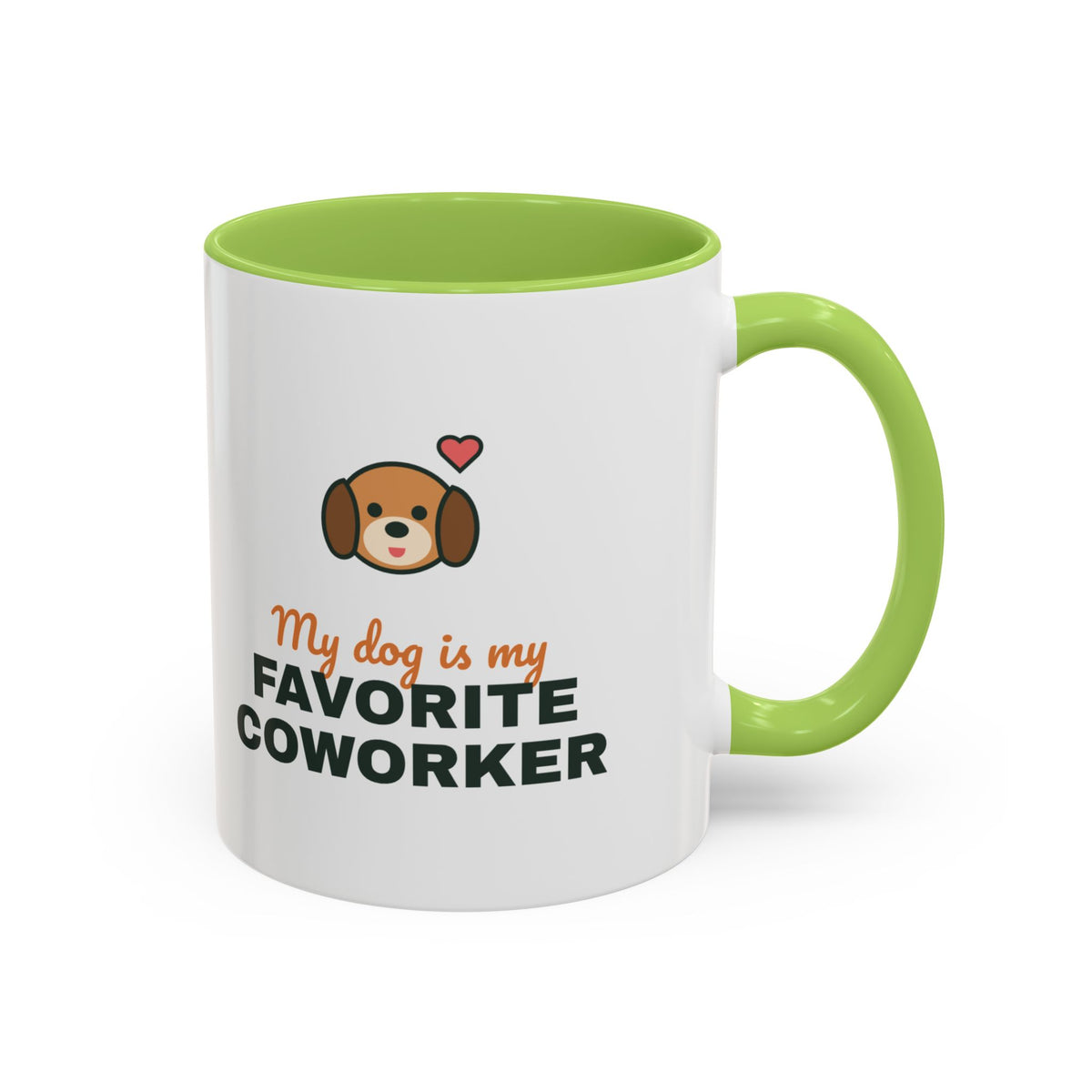 My Dog Is My Favorite Coworker Mug, Work From Home Coffee Mug, Funny Dog Lover Gift, WFH Dog Cup