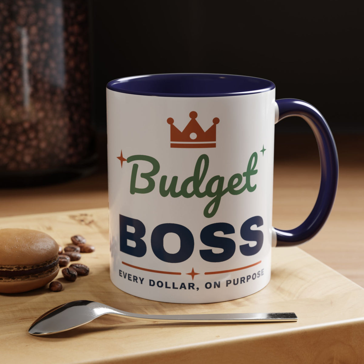 Budget Boss Mug, Funny Budget Coffee Mug, Money Saving Gift, Personal Finance Gift, 11oz Ceramic Mug