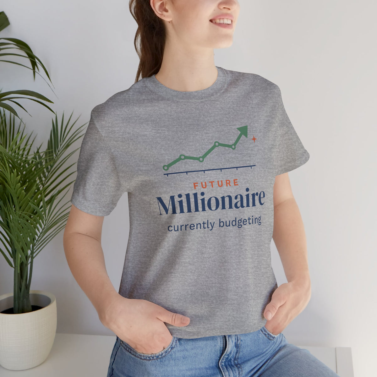 Future Millionaire Currently Budgeting Shirt, Funny Budget T-Shirt, Money Saving Gift, Personal Finance Tee, Unisex Comfort Cotton