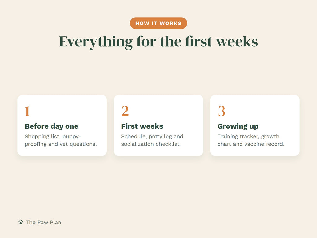 New Puppy Starter Kit Printable: Checklists & Routines
