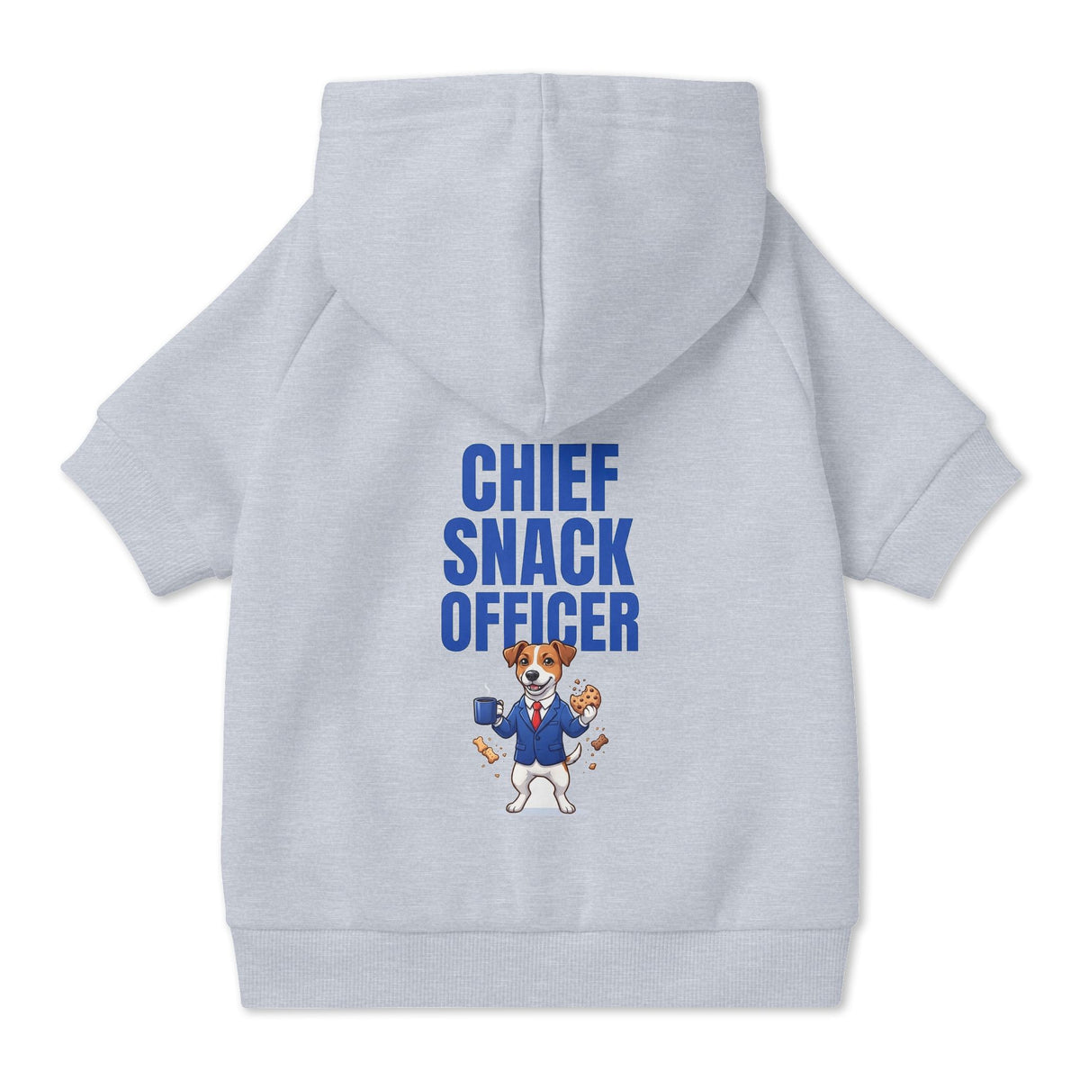 Chief Snack Officer Dog Hoodie, Funny Dog Sweatshirt, Cozy Pet Hoodie Gift for Dog Lovers