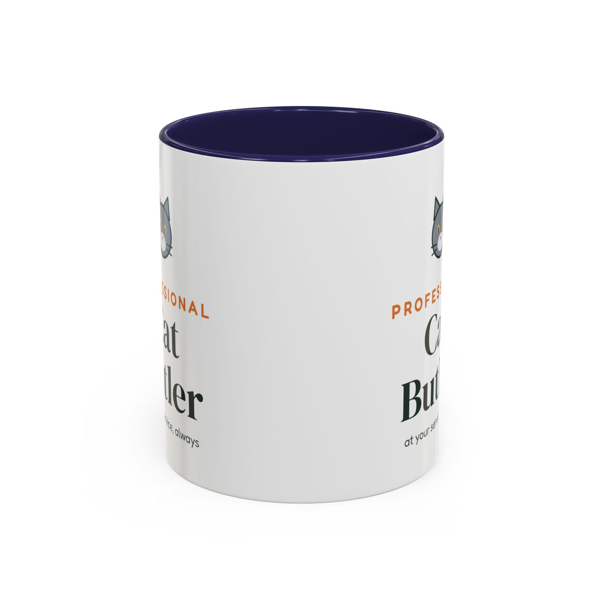 Professional Cat Butler Mug, Funny Cat Lover Coffee Mug, Cat Owner Gift, Cat Mom Cat Dad Cup