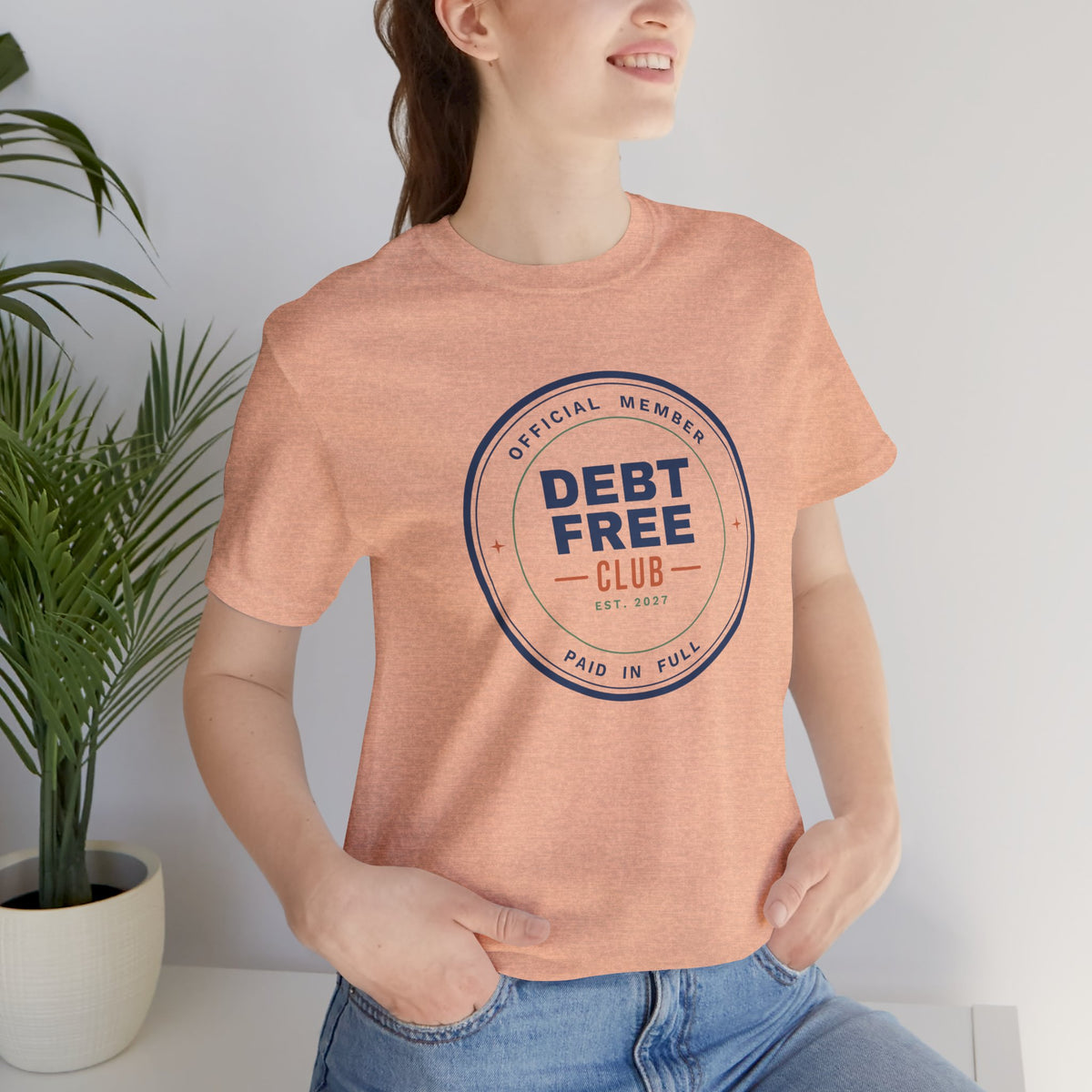 Debt Free Club Shirt, Funny Budget T-Shirt, Money Saving Gift, Personal Finance Tee, Unisex Comfort Cotton