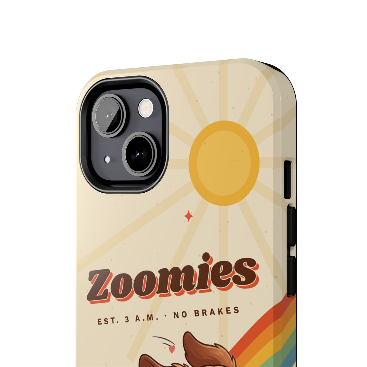 Dachshund Phone Case, Cute Wiener Dog iPhone Case, Retro Zoomies Doxie Gift, Tough iPhone 16 15 Case, Dachshund Mom Gift