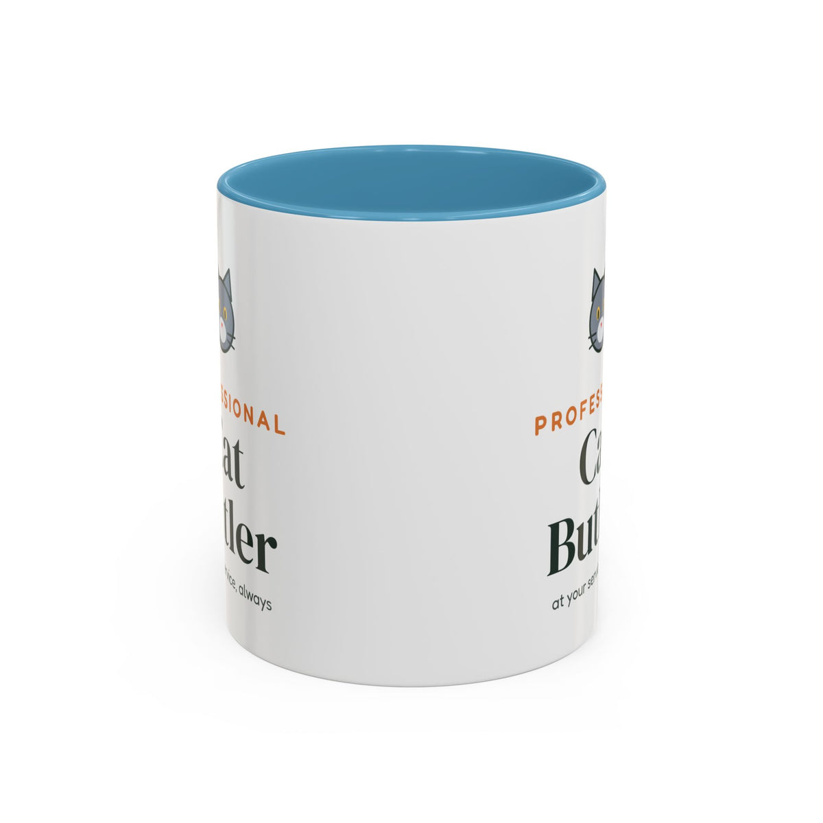 Professional Cat Butler Mug, Funny Cat Lover Coffee Mug, Cat Owner Gift, Cat Mom Cat Dad Cup