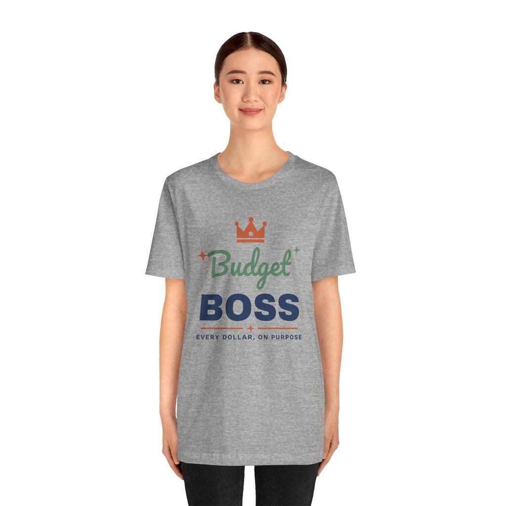 Budget Boss Shirt, Funny Budget T-Shirt, Money Saving Gift, Personal Finance Tee, Unisex Comfort Cotton