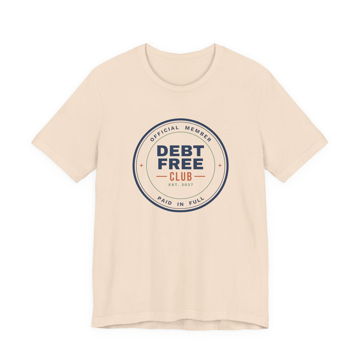 Debt Free Club Shirt, Funny Budget T-Shirt, Money Saving Gift, Personal Finance Tee, Unisex Comfort Cotton