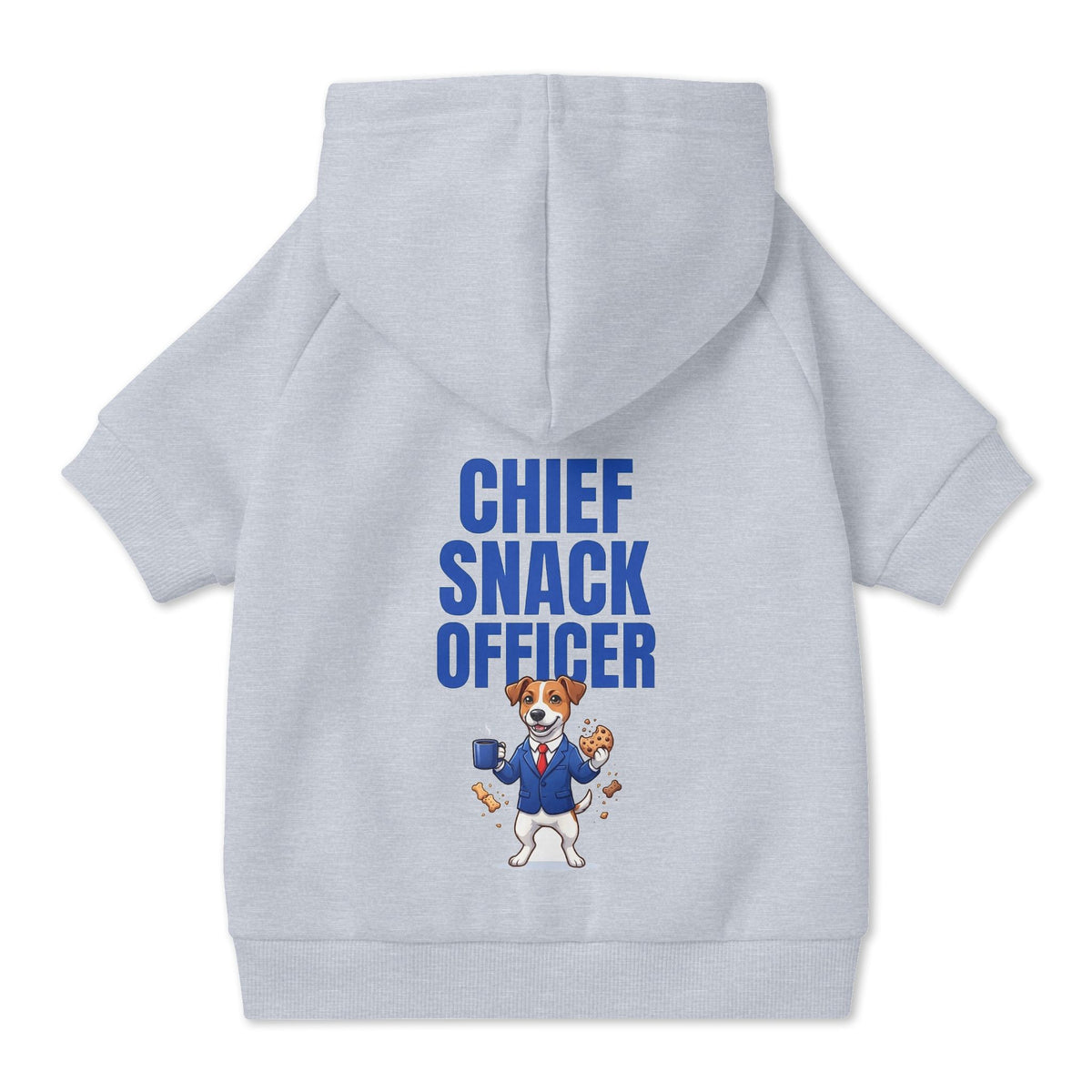 Chief Snack Officer Dog Hoodie, Funny Dog Sweatshirt, Cozy Pet Hoodie Gift for Dog Lovers