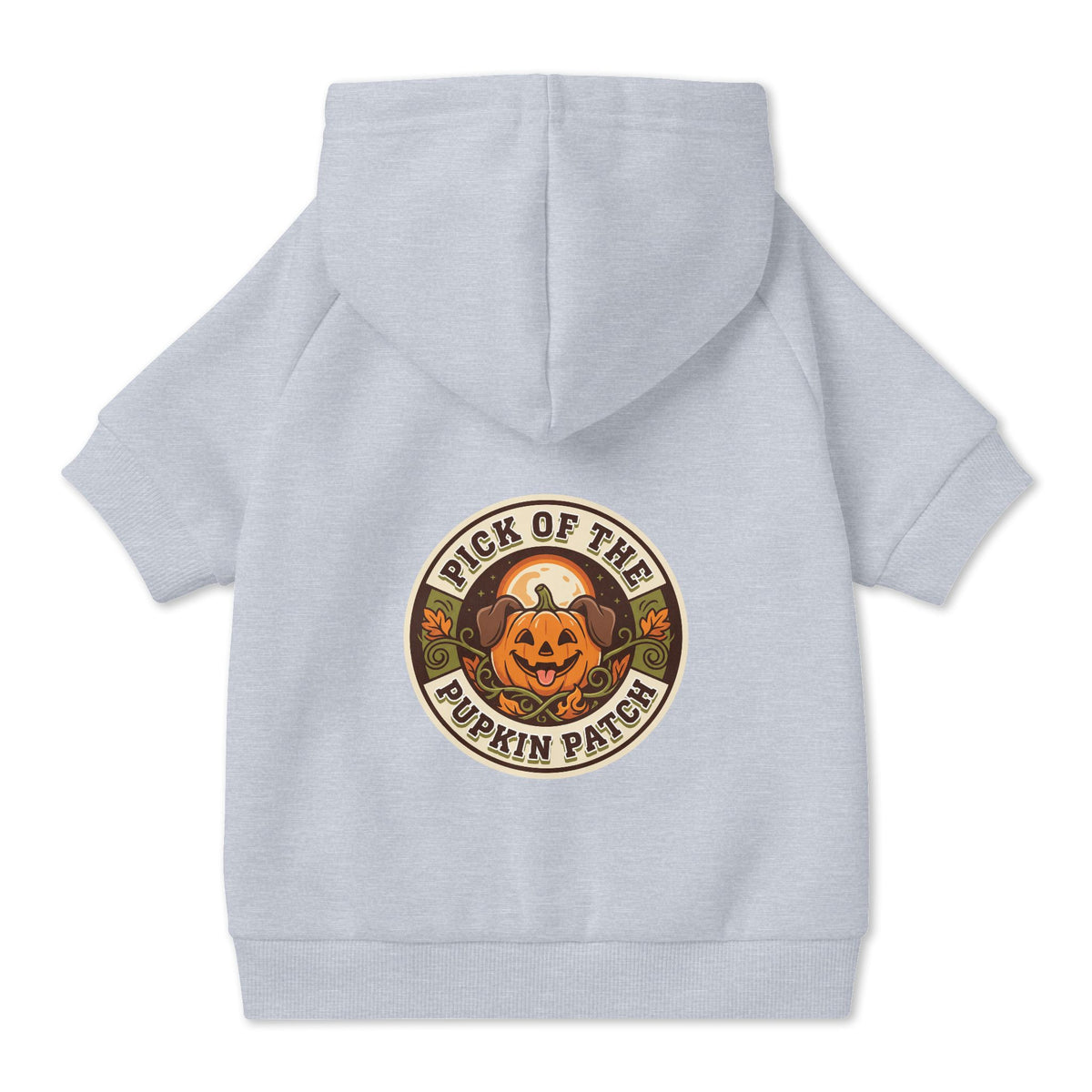 Pick of the Pupkin Patch Dog Hoodie, Pumpkin Dog Halloween Costume, Cozy Fall Dog Sweater for Photos