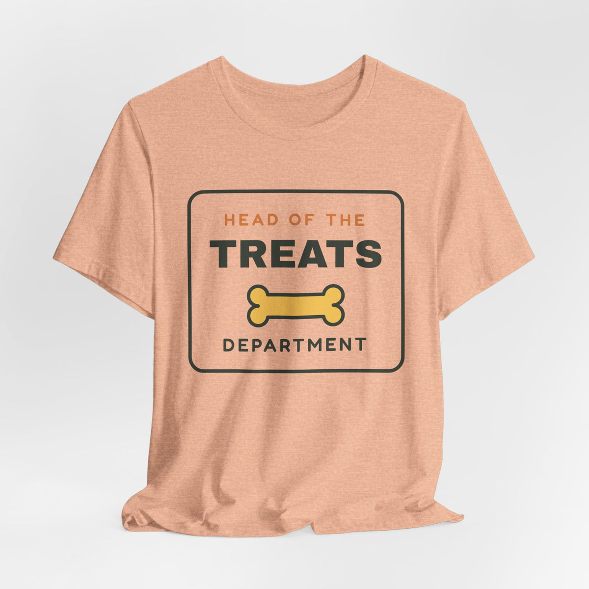 Head of the Treats Department Shirt, Funny Dog Owner Tee, Dog Treats T-Shirt, Gift for Dog Lover