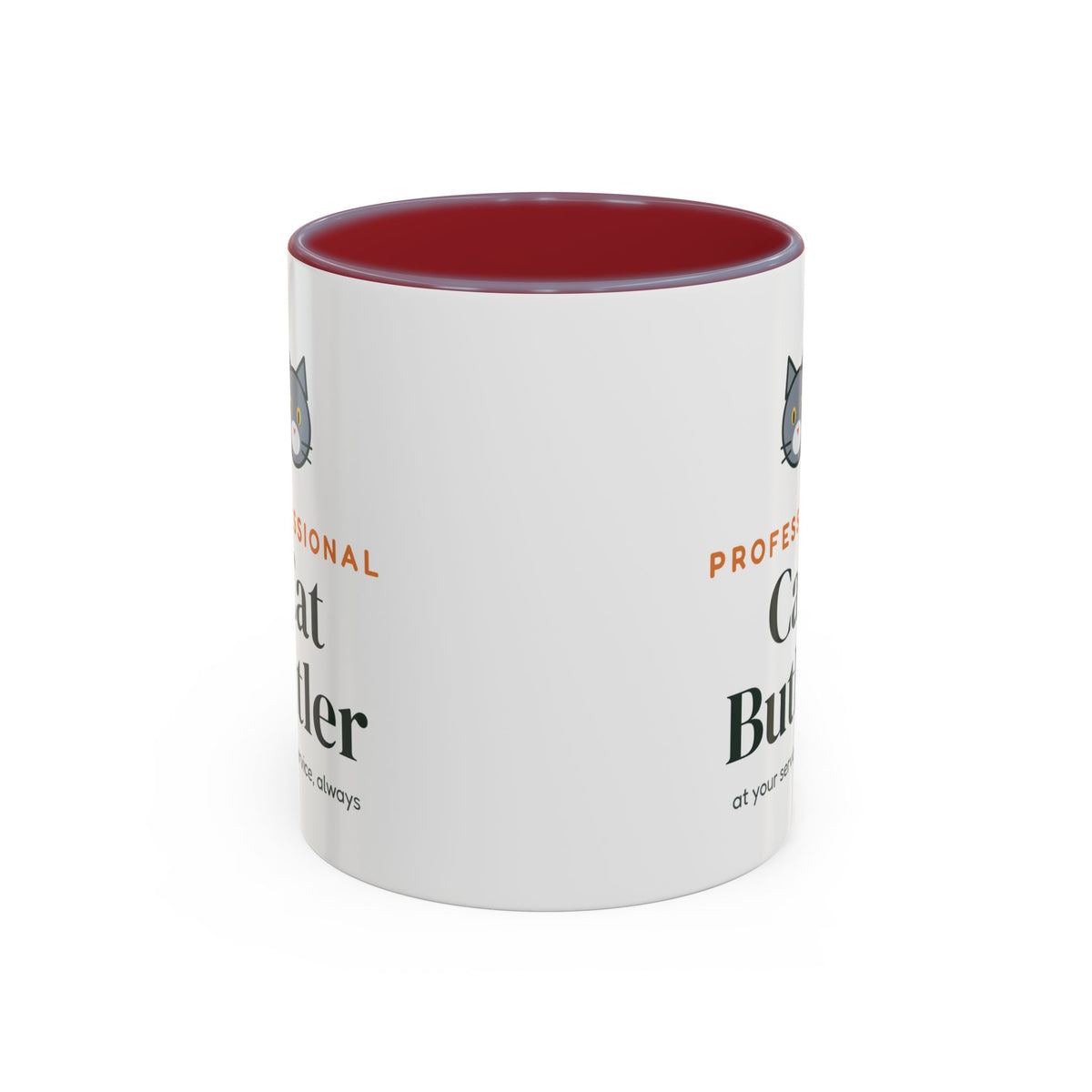 Professional Cat Butler Mug, Funny Cat Lover Coffee Mug, Cat Owner Gift, Cat Mom Cat Dad Cup