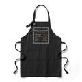 Coffee Lover Gift, Kitchen Counter Café Apron, Funny Coffee Menu Kitchen Apron, Home Barista Apron, Housewarming Gift