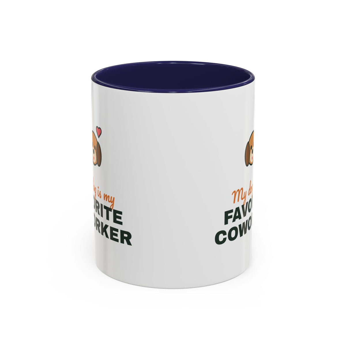My Dog Is My Favorite Coworker Mug, Work From Home Coffee Mug, Funny Dog Lover Gift, WFH Dog Cup