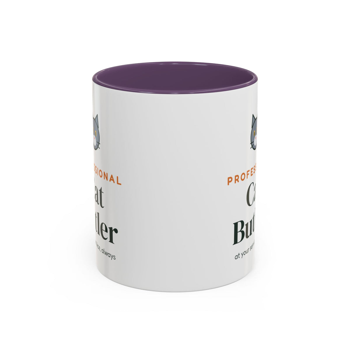 Professional Cat Butler Mug, Funny Cat Lover Coffee Mug, Cat Owner Gift, Cat Mom Cat Dad Cup