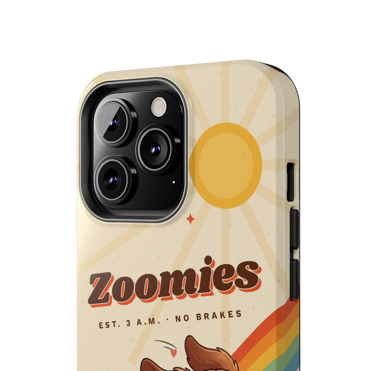 Dachshund Phone Case, Cute Wiener Dog iPhone Case, Retro Zoomies Doxie Gift, Tough iPhone 16 15 Case, Dachshund Mom Gift