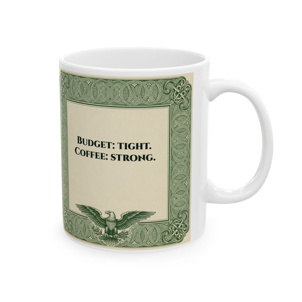Premium Personalized Saving For Mug, Dollar Bill Savings Goal Mug, Custom House Fund Gift, Dream Car, Wedding, Travel Fund Mug