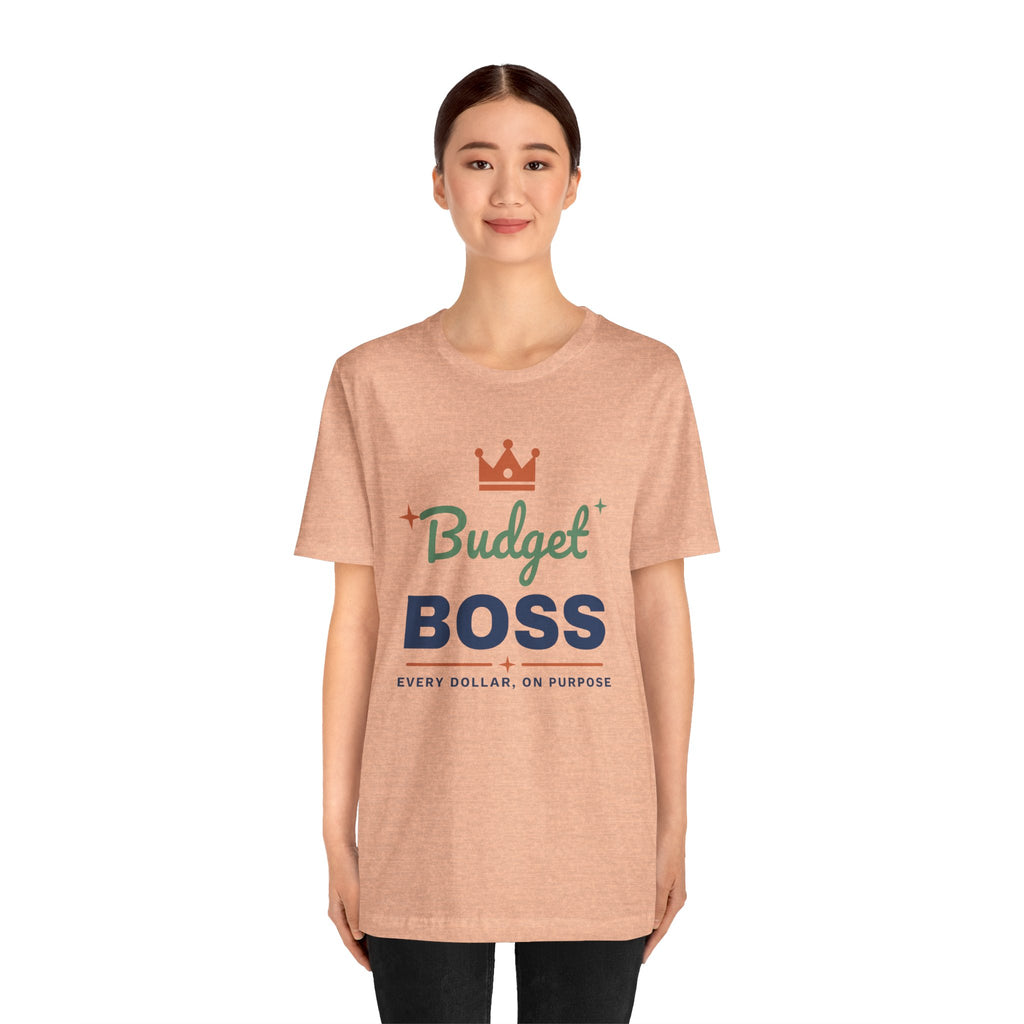 Budget Boss Shirt, Funny Budget T-Shirt, Money Saving Gift, Personal Finance Tee, Unisex Comfort Cotton