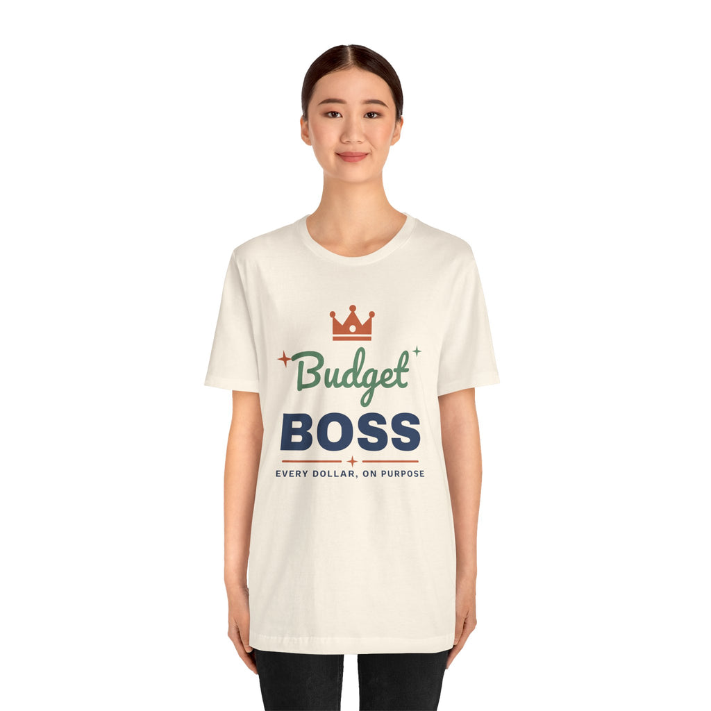 Budget Boss Shirt, Funny Budget T-Shirt, Money Saving Gift, Personal Finance Tee, Unisex Comfort Cotton