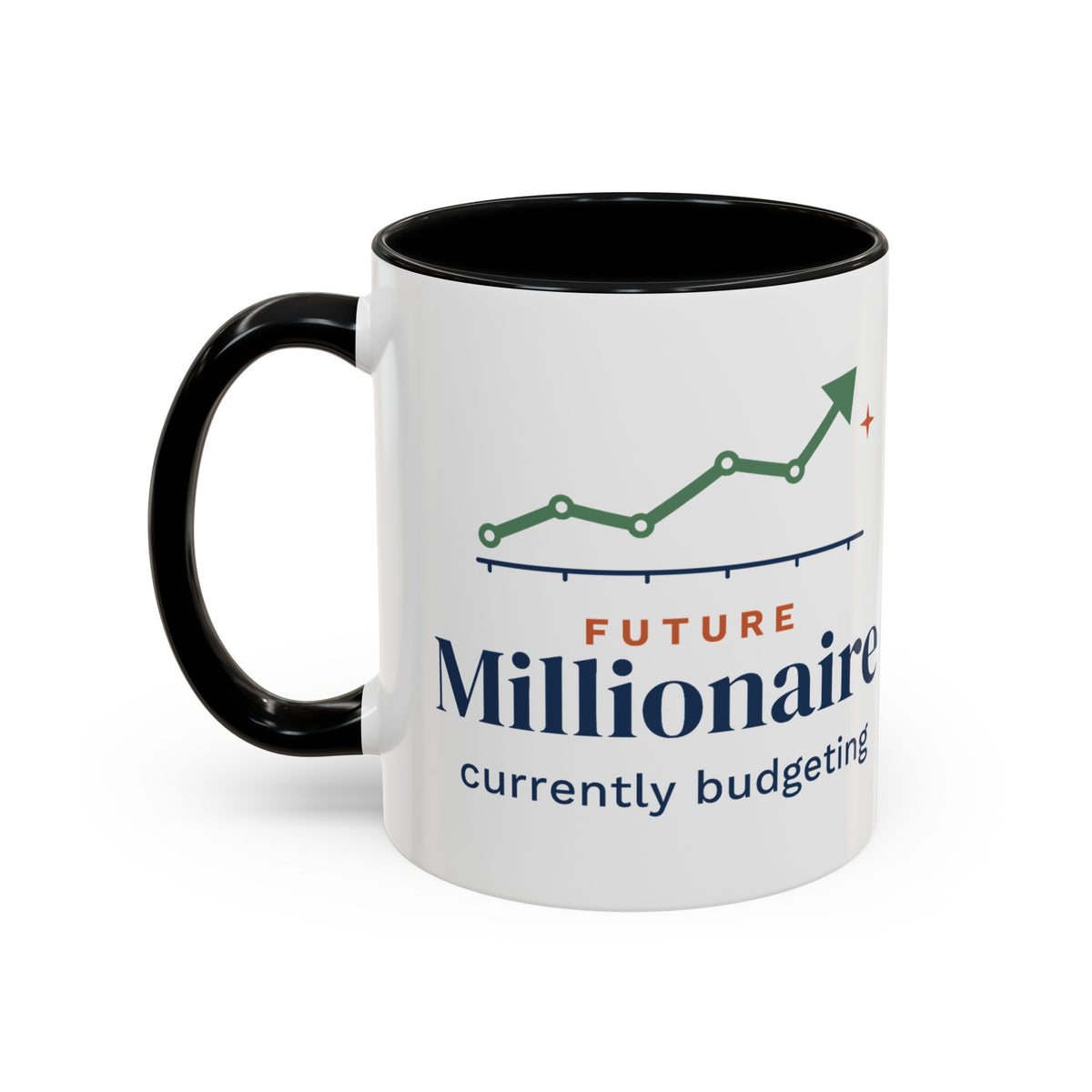 Future Millionaire Currently Budgeting Mug, Funny Budget Coffee Mug, Money Saving Gift, Personal Finance Gift, 11oz Ceramic Mug