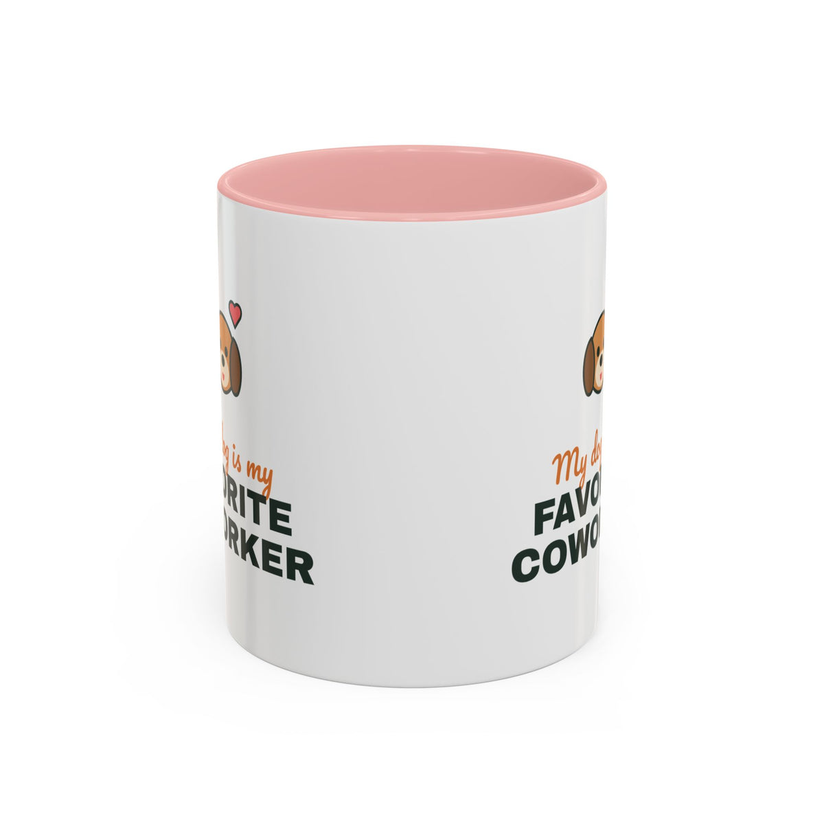 My Dog Is My Favorite Coworker Mug, Work From Home Coffee Mug, Funny Dog Lover Gift, WFH Dog Cup