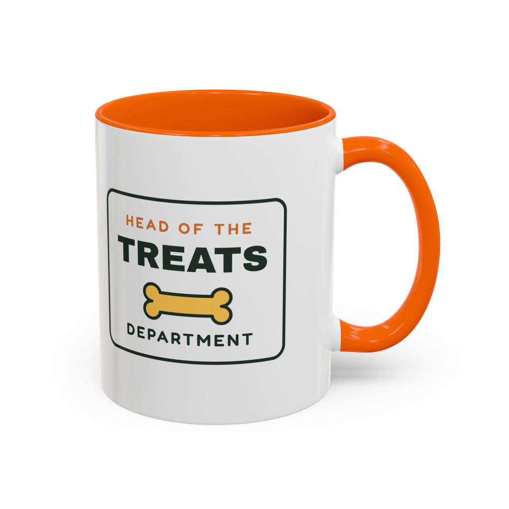 Head of the Treats Department Mug, Funny Dog Owner Coffee Mug, Dog Lover Gift, Pet Parent Cup
