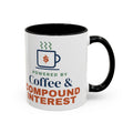Coffee and Compound Interest Mug, Funny Budget Coffee Mug, Money Saving Gift, Personal Finance Gift, 11oz Ceramic Mug