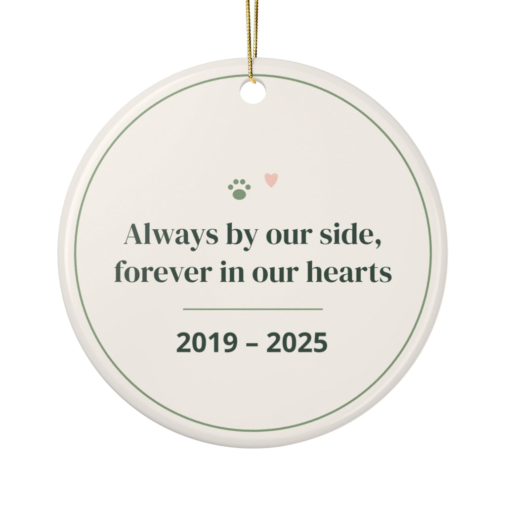 Pet Memorial Ornament with Photo, Personalized Dog Memorial Gift, Cat Loss Ornament, Pet Sympathy Gift, Rainbow Bridge Keepsake