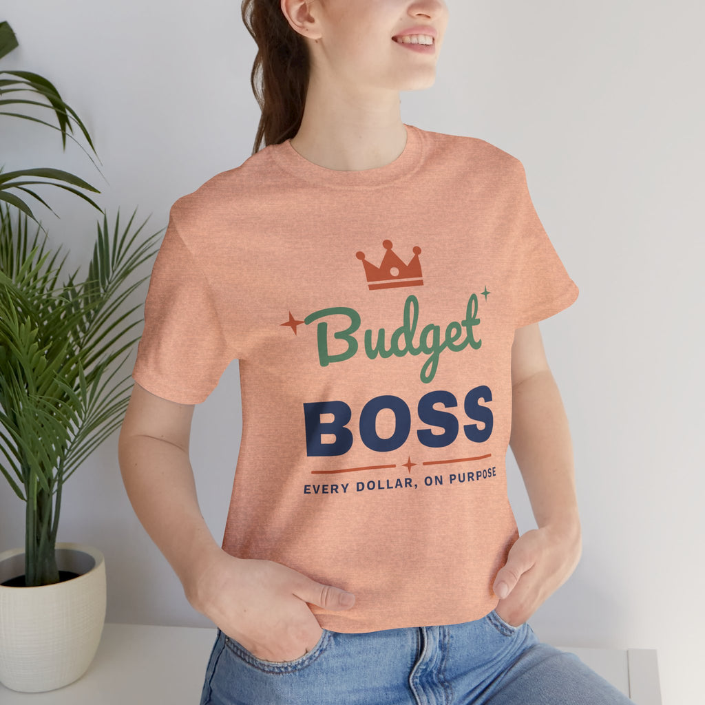 Budget Boss Shirt, Funny Budget T-Shirt, Money Saving Gift, Personal Finance Tee, Unisex Comfort Cotton