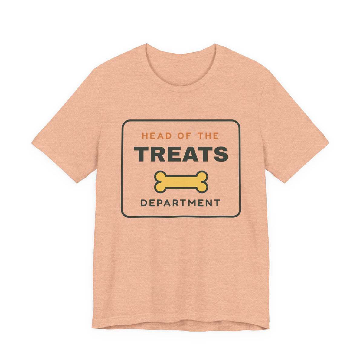Head of the Treats Department Shirt, Funny Dog Owner Tee, Dog Treats T-Shirt, Gift for Dog Lover