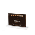 Personalized Coffee Bar Sign, Custom Acrylic Café Sign with Name, Coffee Station Decor, Tabletop Kitchen Sign, Housewarming Gift