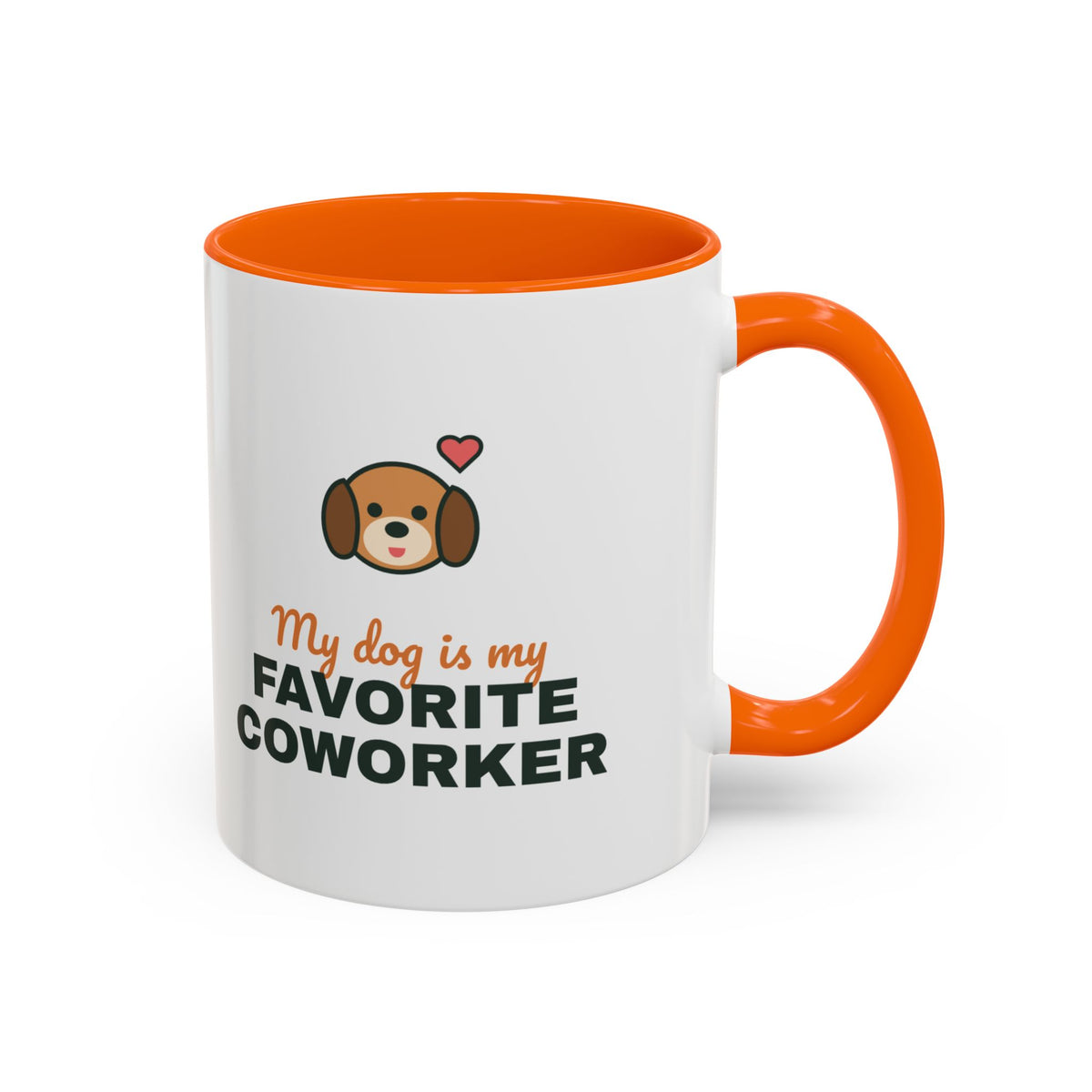 My Dog Is My Favorite Coworker Mug, Work From Home Coffee Mug, Funny Dog Lover Gift, WFH Dog Cup