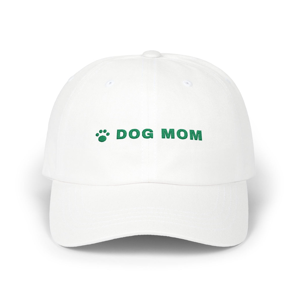 Dog Mom Hat, Embroidered Dog Mom Dad Cap, Dog Lover Gift, Paw Print Baseball Cap, Gift for Dog Owner