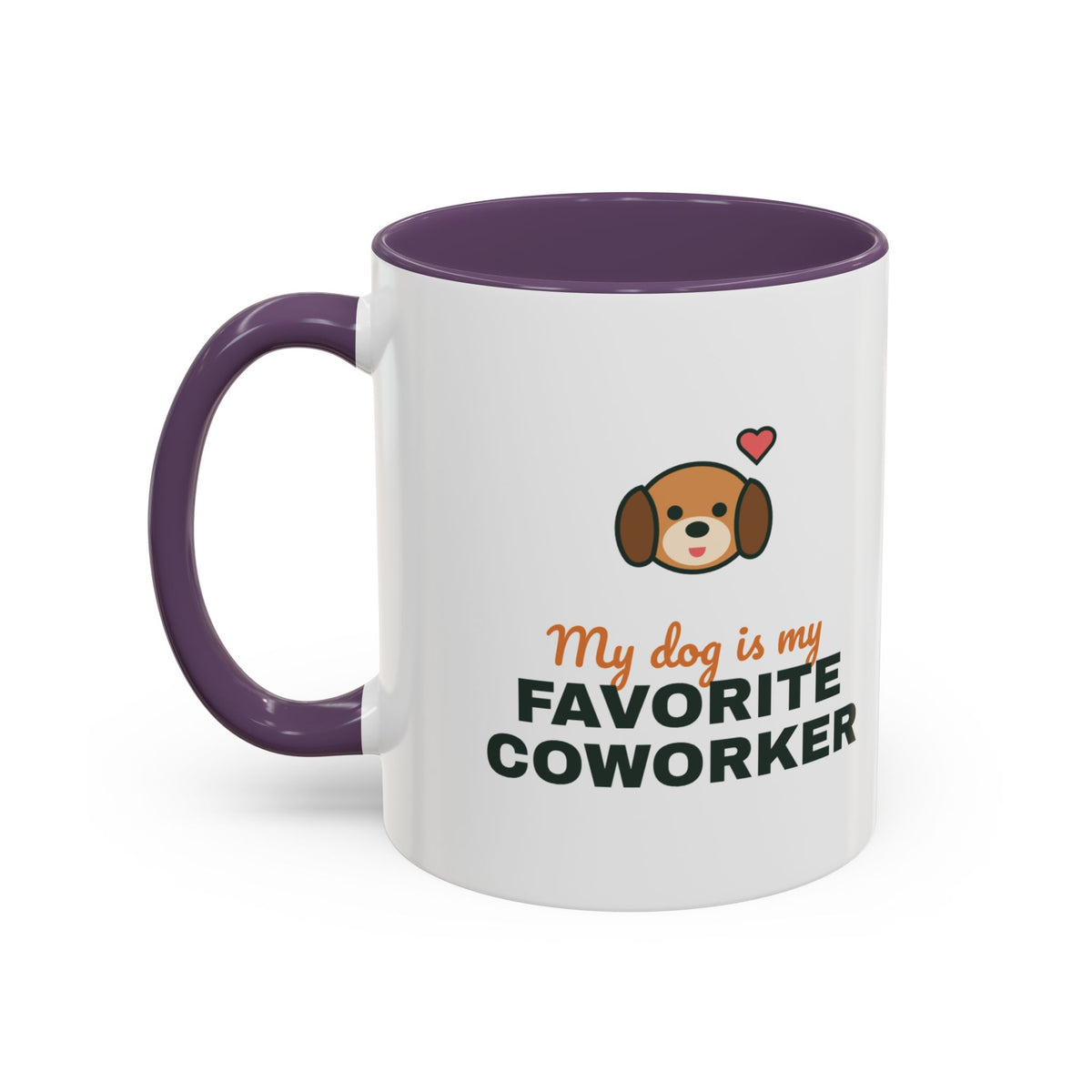 My Dog Is My Favorite Coworker Mug, Work From Home Coffee Mug, Funny Dog Lover Gift, WFH Dog Cup