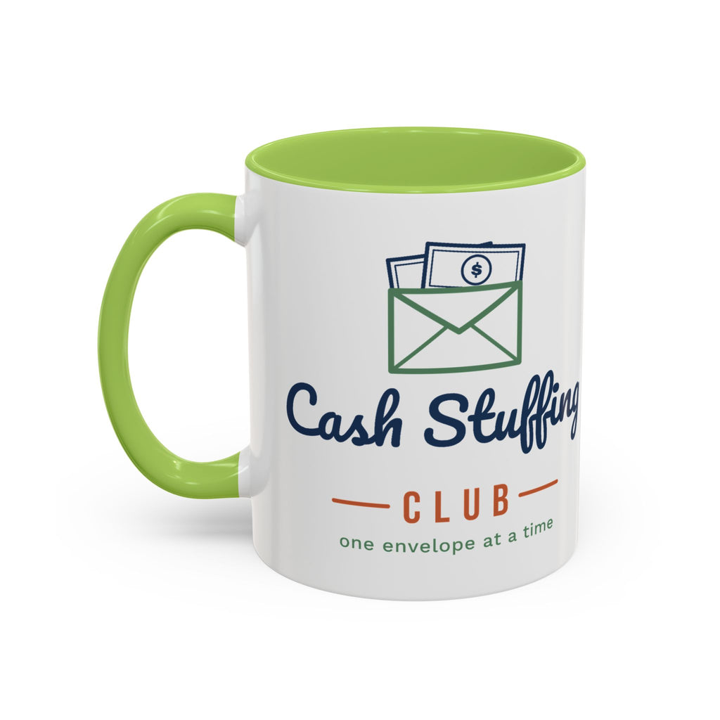 Cash Stuffing Club Mug, Funny Budget Coffee Mug, Money Saving Gift, Personal Finance Gift, 11oz Ceramic Mug