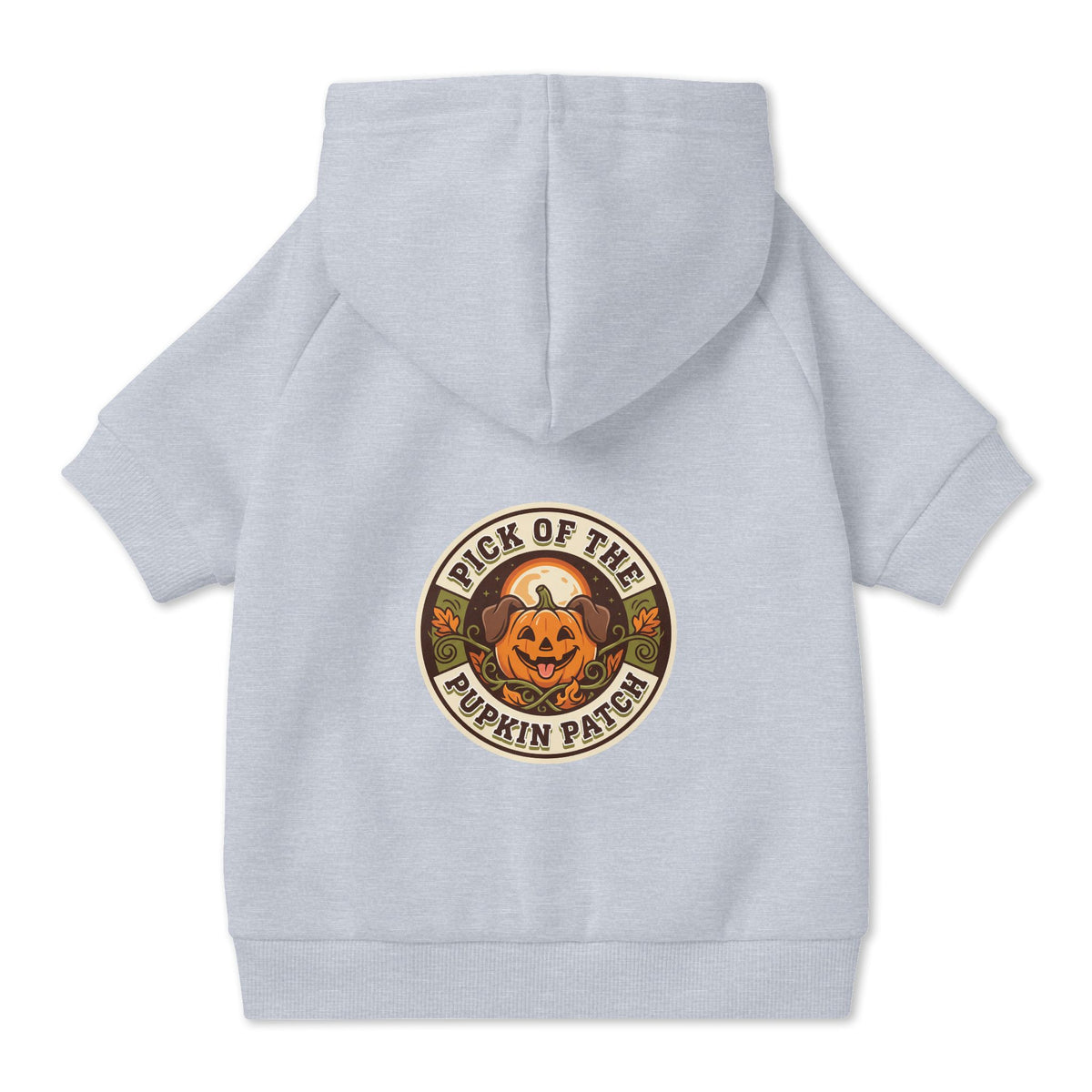 Pick of the Pupkin Patch Dog Hoodie, Pumpkin Dog Halloween Costume, Cozy Fall Dog Sweater for Photos