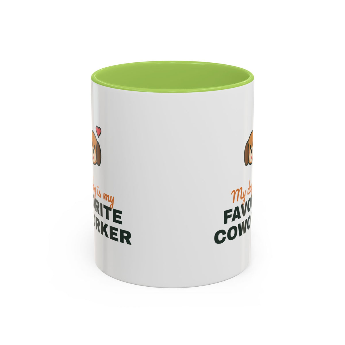 My Dog Is My Favorite Coworker Mug, Work From Home Coffee Mug, Funny Dog Lover Gift, WFH Dog Cup