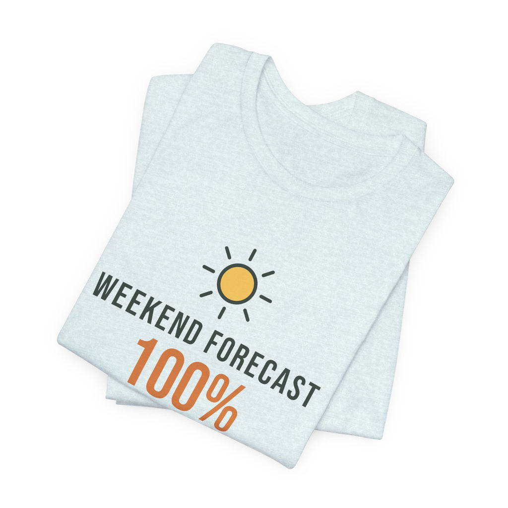 Weekend Forecast 100% Chance of Dog Walks Shirt, Funny Dog Owner Tee, Dog Walker T-Shirt, Dog Lover Gift
